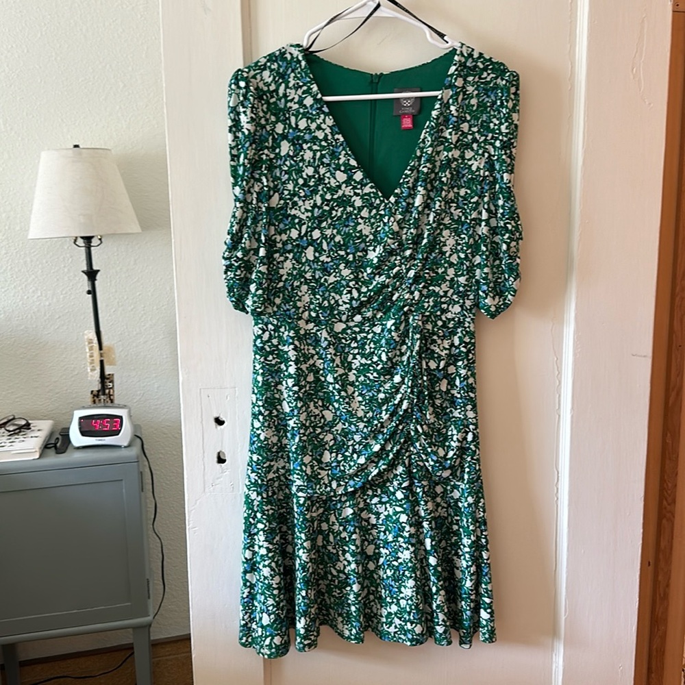 Vince Camuto green floral sundress